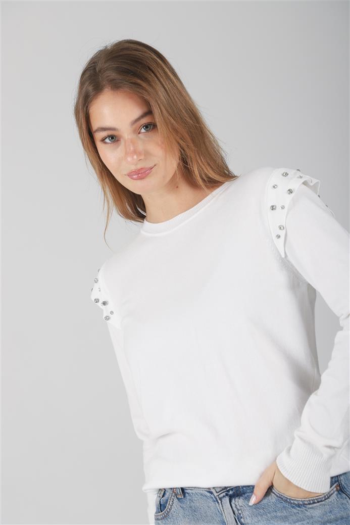 Sweater Yoko Bremer con Piedras